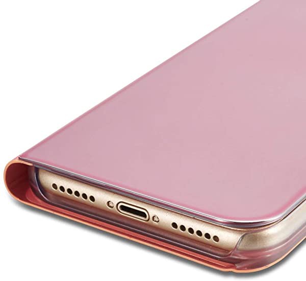 iPhone 11 Pro Max 手帳型 ミラー 面白い PUレザー ケース 携帯ケース キラキラ 財布型 全面保護 qi 充電 ワイヤレス充電  フリッ｜au PAY マーケット