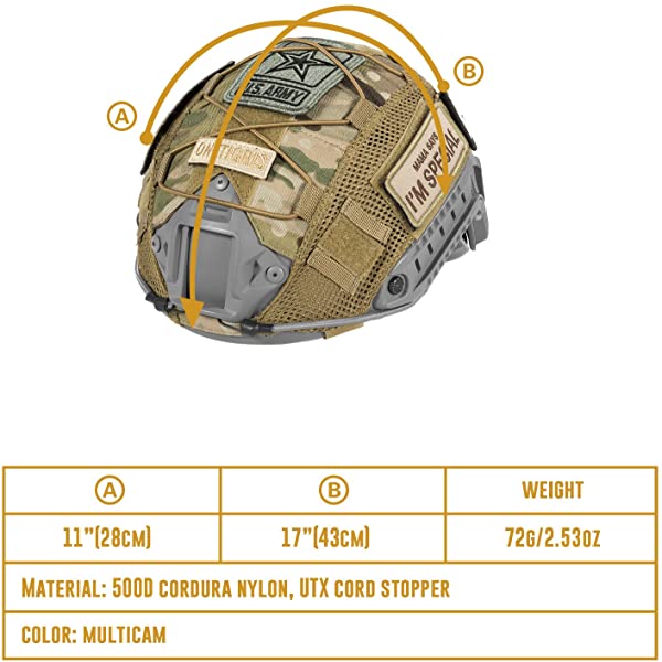 NIJ レベル3A 自衛隊迷彩 Fast型 防弾ヘルメット カバー セット 楽天市場】MAXTACS 陸上自衛隊. ナイトビジョン用ヘルカバー