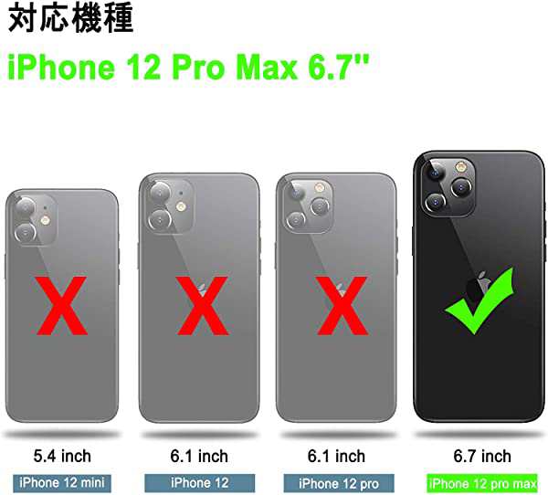 本店は iPhone12Pro Max 用 ケース 6.7インチ 透明 9H cerkafor.com