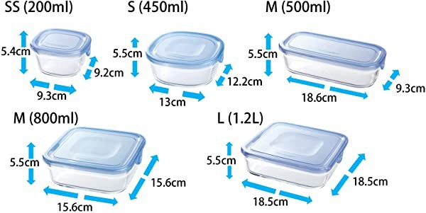 iwaki(イワキ) 耐熱ガラス 保存容器 ブルー 11個セット パックレンジ PS-NPR-11Bの通販はau PAY マーケット -  Kaga.Lab au PAY マーケット店