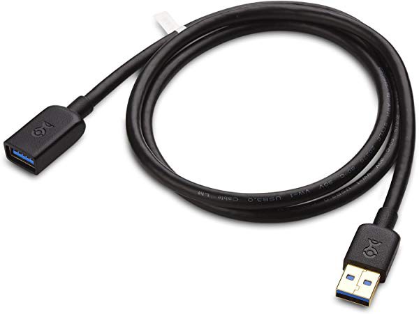USB3.0 延長ケーブル 1M 超高速 延長コード USB A オス-メス 超高速 5Gbpsのデータ転送同期リード USBケーブル