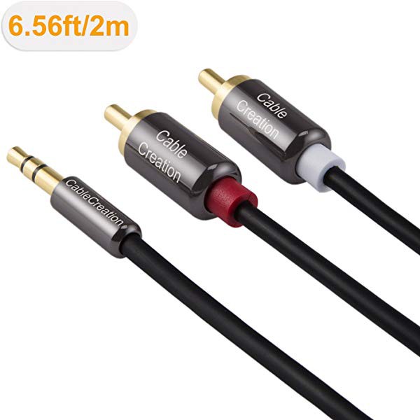 RCA 2分配ケーブル RCAオーディオケーブル3.5mm to 2RCA 変換ケーブルY分配ケーブル ステレオオーディオRCA オス変換ケーブル  ...の通販はau PAY マーケット - nogistic