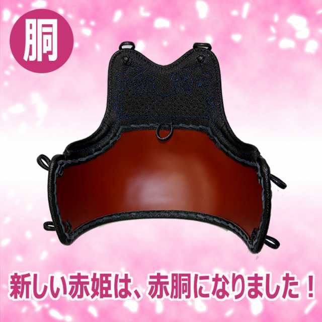 剣道赤姫　剣道防具セット　女性用剣道防具6点セット　赤姫　面　胴　小手　垂れ　竹刀袋　防具袋　付属品：面紐　胴紐｜au PAY マーケット