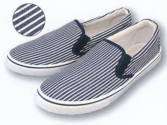 かわいいプリントスリッポン ストライプネイビー レディース 靴 ジップ 選べる２サイズ 代引不可の通販はau Pay マーケット Zaccaz ザッカス