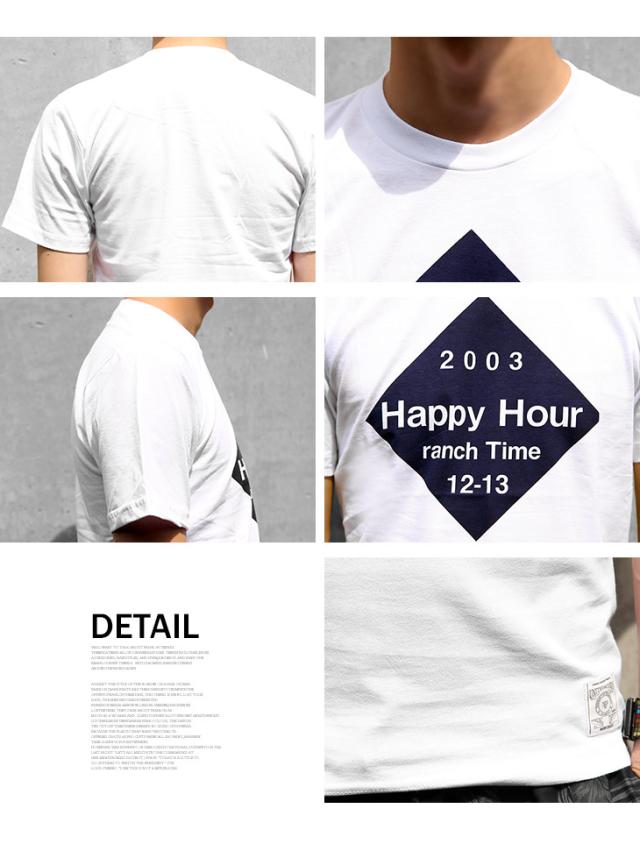 送料無料 American Apparel アメリカンアパレル メンズ ロゴ プリント 半袖 Tシャツ Happy Hour おしゃれ カジュアル アメカジ ストリの通販はau Pay マーケット 6周年アークティックプラント