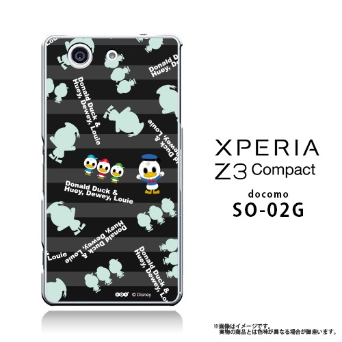 50 Off Sale セール Xperia Z3 Compact So 02g クリアケース Disney ディズニー ドナルド ボーダー ブラック スマホケース Z3cの通販はau Pay マーケット M Fａｃｔｏｒｙ