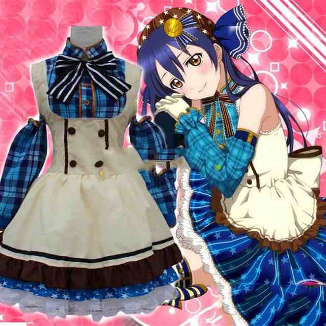 即納 Love Live ラブライブ 園田海未 キャンディ編 コスプレ衣装 6点セット メイド服 ゴスロリ ハロウィン キャラクターの通販はau Pay マーケット 土日祝も即日発送 Fleur フルール