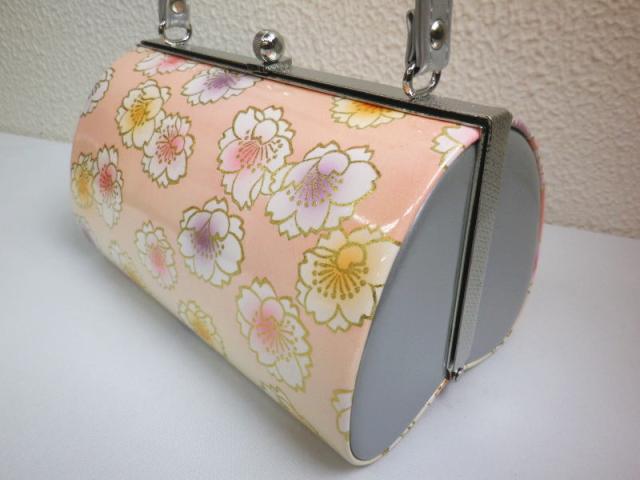 草履バッグセット 大きいサイズ ＬＬ 25.5ｃｍ 横花弁型コーラルピンク地八重桜 振袖 成人式 卒業式 袴 訪問着 着物 振袖用 2L 25ｃｍ