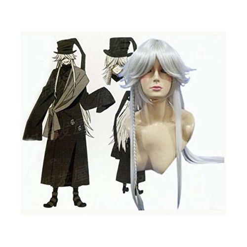 黒執事 葬儀屋（アンダーテイカー）（Undertaker）  風 コスプレ衣装 +ウィッグセット　クリスマス　ハロウィン　仮装　コスチューム 黒執事 葬儀屋（アンダーテイカー）（Undertaker） 風 コスプレ衣装 +