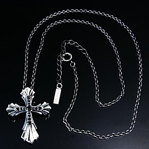 【NICOLE/ニコル】キュービックジルコニア/シルバー　クロストップネックレス シルバーチェーン　NC-LP247N（送料無料）_1