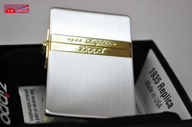 ZIPPO】 1935復刻レプリカ◇高級ミラーライン◇人気 ジッポ シルバー