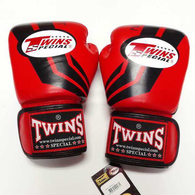 新品 正規 TWINS 本格 ボクシンググローブ Fs赤黒 /サイズ選択/8