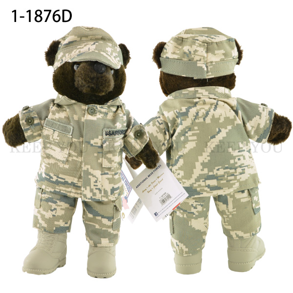 テディベア ミリタリー仕様 約25cm 軍隊 迷彩柄 MILITARY TEDDY BEARS 