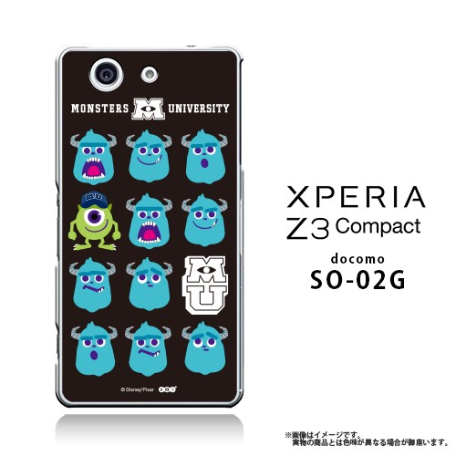 Xperia Z3 Compact So 02g クリアケース Disney ディズニー モンスターズインク サリーフェイス スマホケース Z3c の通販はau Pay マーケット M Fａｃｔｏｒｙ