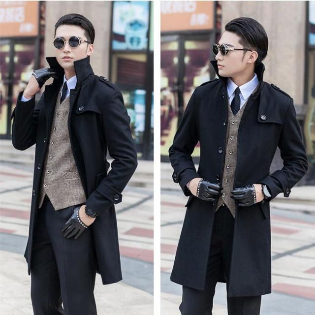 ウールトレンチコートメンズ ロング丈コート ダッフルコート 大きいサイズ オーバーコート アウター ビジネスコートの通販はau Pay マーケット 大頭商店