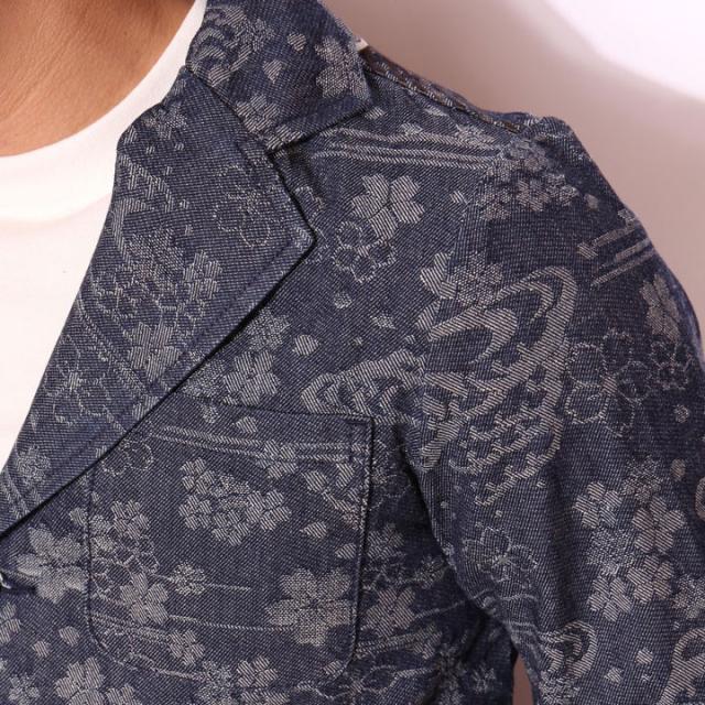 在庫限りセール SALE 40%off 花旅楽団スクリプト 鳳凰柄 刺繍 流水桜