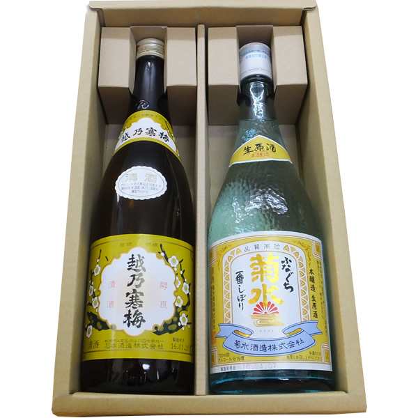 お歳暮ギフト 日本酒 越乃寒梅 白ラベル 菊水しぼりたて生原酒 本醸造生原酒 720mlx2本飲みくらべセット[還暦祝い 誕生日 記念品 お歳暮  の通販はau PAY マーケット - 越後雪国地酒連峰