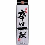 日本酒 普通酒 辛口一献 3Ｌパック 4本入 ケース 黄桜(株) 一部地域送料無料