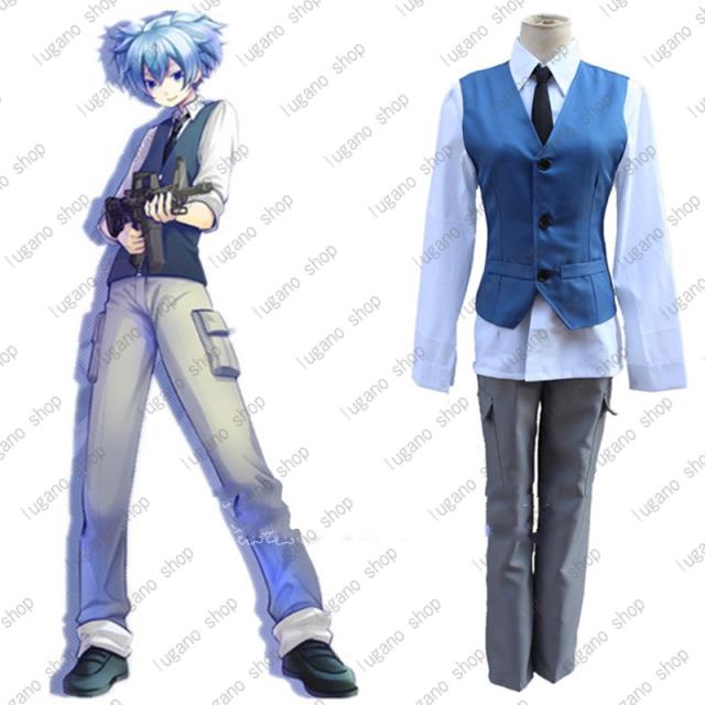 暗殺教室Assassination Classroom，あんさつきょうしつ 潮田渚 しおたなぎさ/ 風 コスプレ衣装 完全オーダーメイドも対応可能