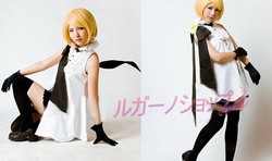 VOCALOID 　ボーカロイド　鏡音リン　ツバキドレス コスプレ衣装 cosplay コスチューム