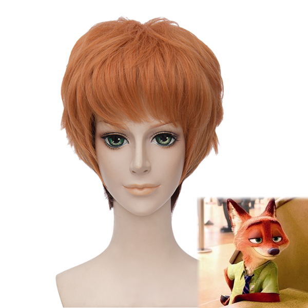 ディズニー ニック 風ウィッグ ディズニー ズートピア ZOOTOPIA ニック・ワイルド niky 風 髪