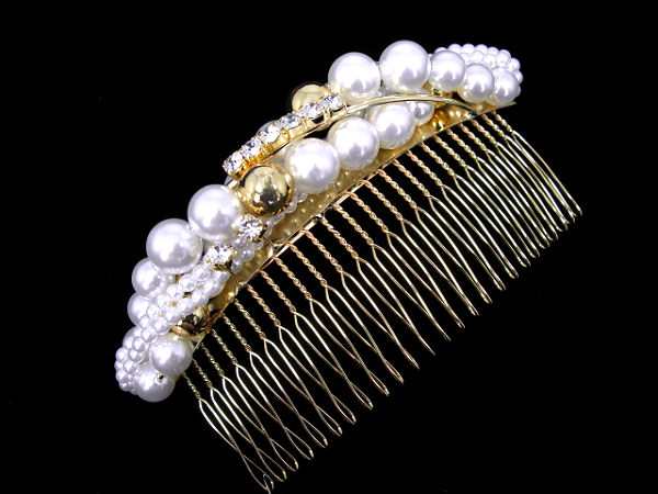 着物美人 送料無料 髪飾り かんざし パール ヘアコーム 結婚式 留袖 入学式 卒業式 宮参り 訪問着 附下 着物 袴 洋服 金 D 5eの通販はau Pay マーケット 着物美人