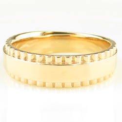 10金 メンズリング 指輪 デザイン ホワイト ピンク イエロー ゴールド 幅広  豪華 通販 男性用 送料無料