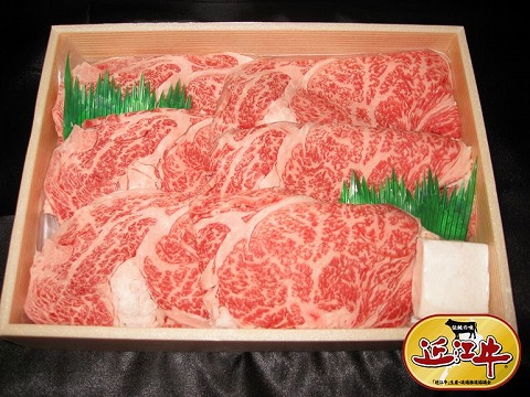 貨物輸送無料 大人気近江牛 鋤焼き 500g 御膳上等和牛肉 凝結 のし差しゆるす 【送りとどける不可領域：北海道・沖縄・離島】 食い道楽 差し上げ物