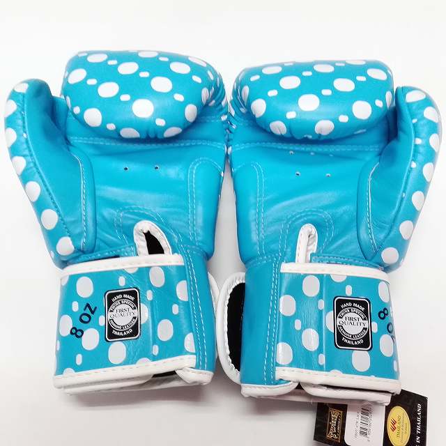 新品 正規 TWINS 本格ボクシンググローブ 本革製 サイズ選択 水玉
