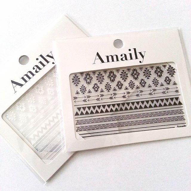 アメイリー No 5 13 ネイティブ柄 黒 オシャレすぎるネイルシール Amaily ペディキュアにも 幾何学 オルテガ アロー の通販はau Pay マーケット ネイルショップcutienail