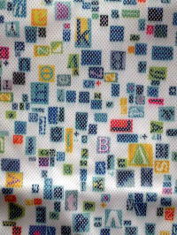 サンタフェ -santafe-　長袖Tシャツ　メッシュプリント