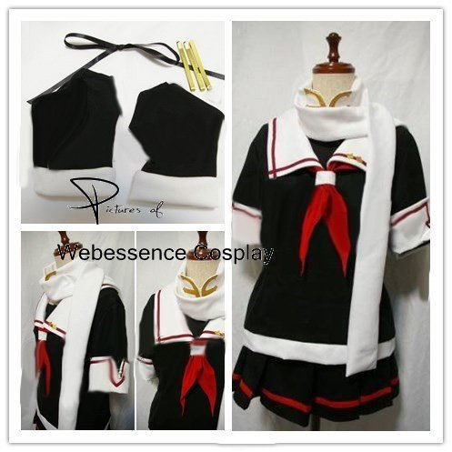 艦隊これくしょん〜艦これ〜夕立 改二  風 コスプレ衣装+ウィッグ　 完全オーダーメイドも対応可能