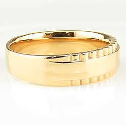 10金 メンズリング 指輪 デザイン ホワイト ピンク イエロー ゴールド 幅広  豪華 通販 男性用 送料無料