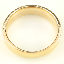 10金 メンズリング 指輪 デザイン ホワイト ピンク イエロー ゴールド 幅広  豪華 通販 男性用 送料無料