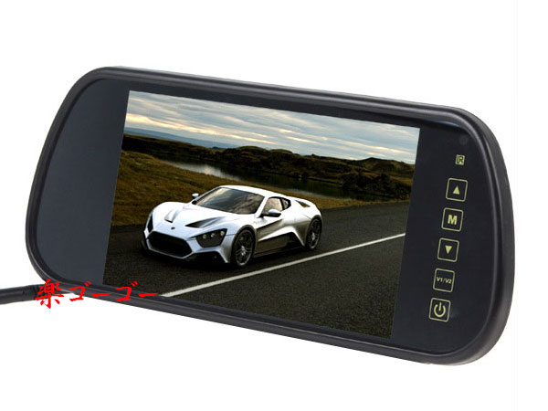 7インチ バックミラー モニター ルームミラーの通販はau Pay マーケット 楽ゴーゴー