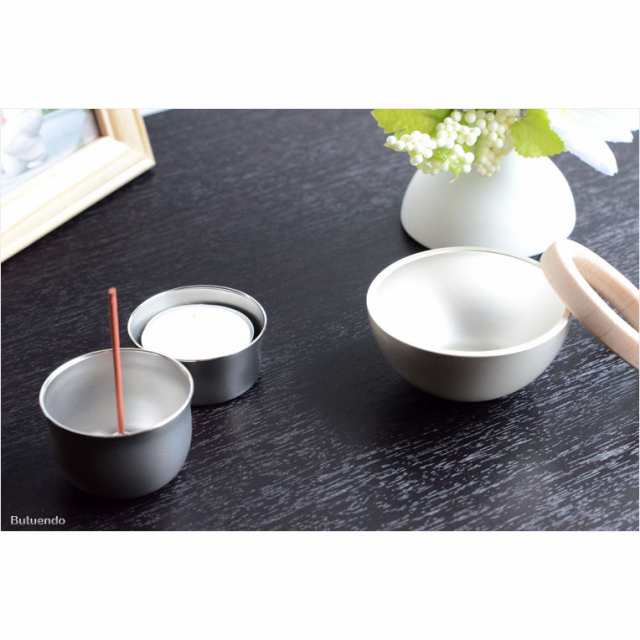 人気海外ブランドアイテム｜ファッション通販 国産モダン仏具【ポタリンPotterin：シルバー】1つで三具足＋ その他