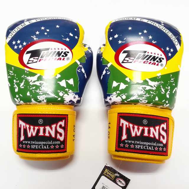 新品 正規 TWINS 本格 ボクシンググローブ ブラジル /サイズ選択/8/10 
