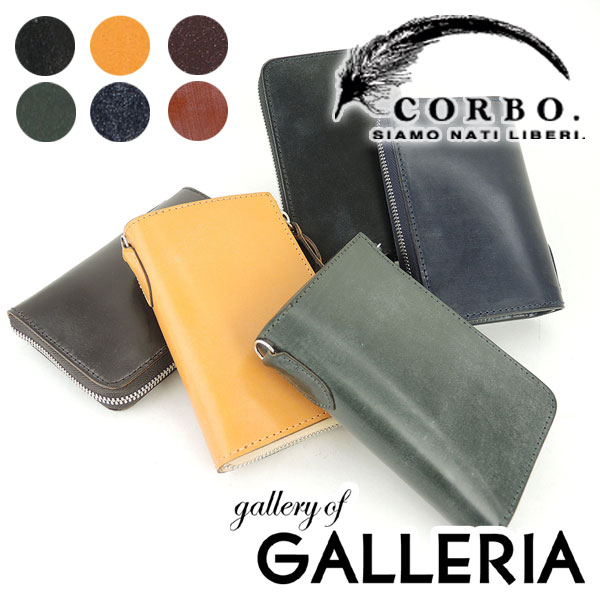 【商品レビューで＋5％】コルボ CORBO 財布 コルボ 二つ折り財布 face BridleLeather corbo. ファスナー 小銭入れあり 1LD-0225