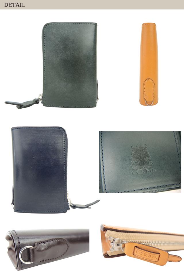 【商品レビューで＋5％】コルボ CORBO 財布 コルボ 二つ折り財布 face BridleLeather corbo. ファスナー 小銭入れあり 1LD-0225_9