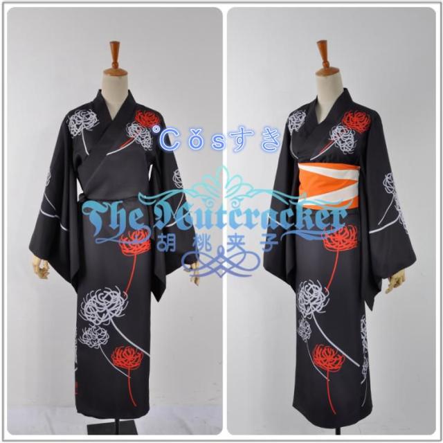 コスプレ衣装 魔法少女まどか☆マギカ 暁美 ほむら 着物 浴衣イベント