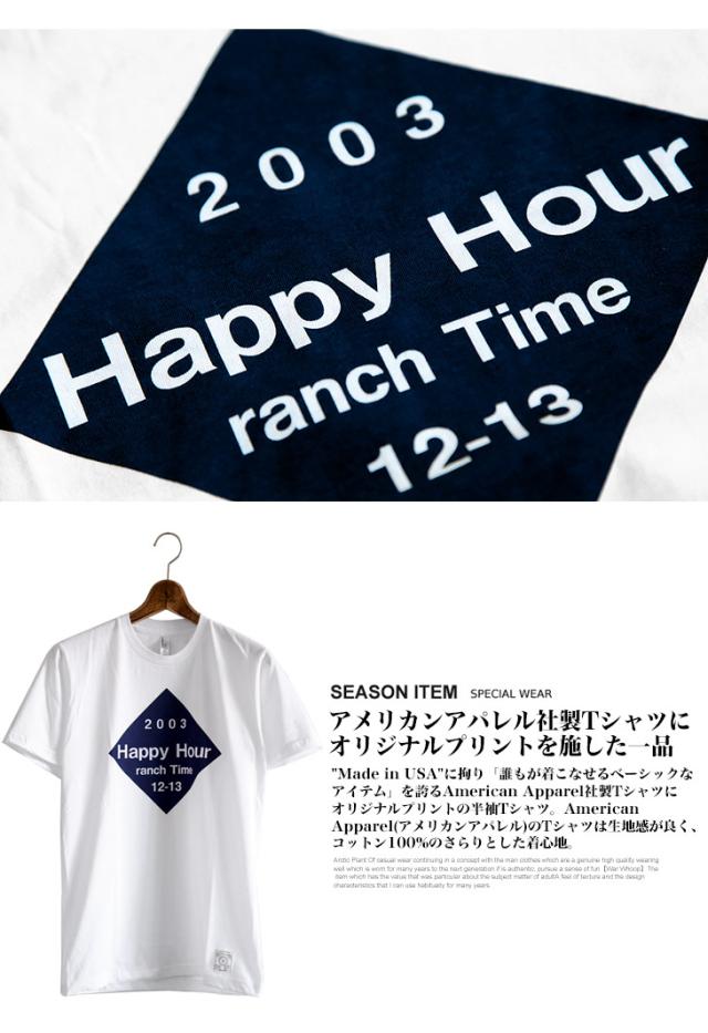 送料無料 American Apparel アメリカンアパレル メンズ ロゴ プリント 半袖 Tシャツ Happy Hour おしゃれ カジュアル アメカジ ストリの通販はau Pay マーケット 6周年アークティックプラント