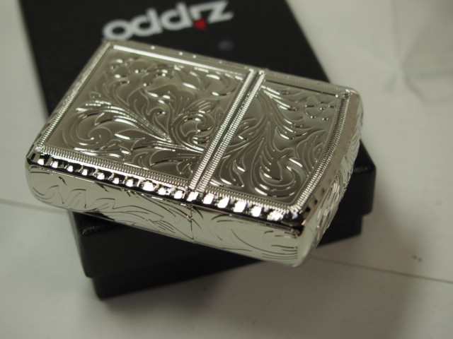 ZIPPO アーマー アラベスク 5面唐草彫刻 プラチナ仕上げ 新品 ジッポー-