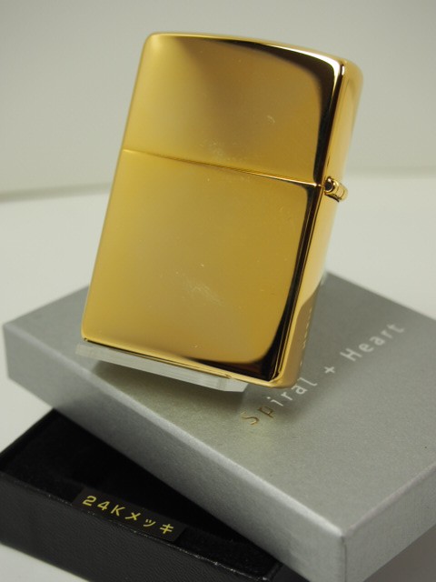 ジッポーZippo スパイラルハート・ゴールド24金204Gold ハート新品絶版品｜au PAY マーケット