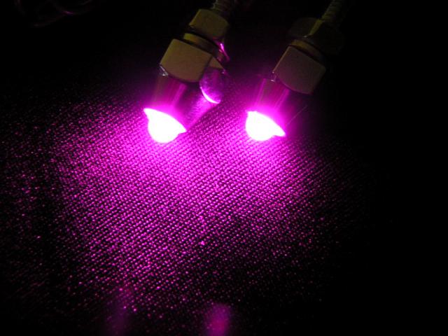 Ledピンポイントランプ 12ｖ 24ｖ共用 ナンバーボルトやワンポイントアクセントにキラリ輝く ピンク桃の通販はau Pay マーケット トラックshopnakano