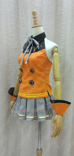 初音ミクVOCALOID3★ボーカロイド★SEEU・コスプレ衣装+耳飾付き　ハロウィン　コスチューム_1