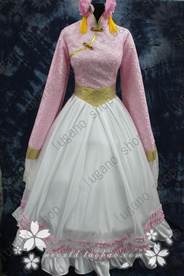 DK444  APH ヘタリア 　台湾湾娘風　　◆ コスプレ衣装　完全オーダメイドも対応可能