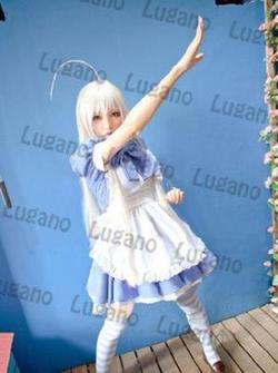 這いよれ! ニャル子さん★ニャルラトホテプ / ニャル子（ニャルこ）　メイド服　　コスプレ衣装 cosplay コスチューム 這いよれ! ニャル子さん☆ニャルラトホテプ / ニャル子（ニャルこ