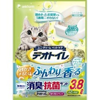 ユニチャーム　デオトイレ　ふんわり香る消臭・抗菌サンド　３．８Ｌｘ４個（ケース販売）の通販は 4,613円