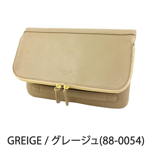 【商いもの文芸評論で＋5％】【大売り出し50％OFF】クレドラン CLEDRAN 御徒面子 DETOU クラッチペダル御徒面子 メンズ レディース なめし革 二つ目御徒面子 本革 CLM-1014