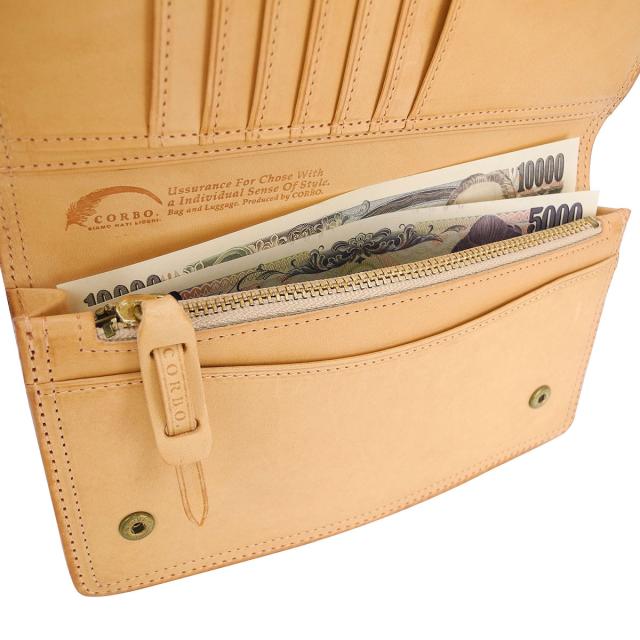 【商品レビューで＋5％】コルボ CORBO 長財布 コルボ 財布 長サイフ メンズ 革 corbo. SLATE 8LC-9377_6